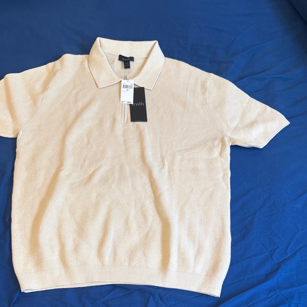 Truth Cream Polo Shirt for Men